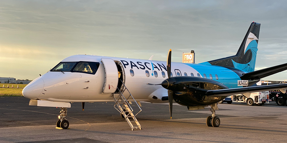 pascan aviation saab 340b 1 &bull; Aeroport de Sherbrooke